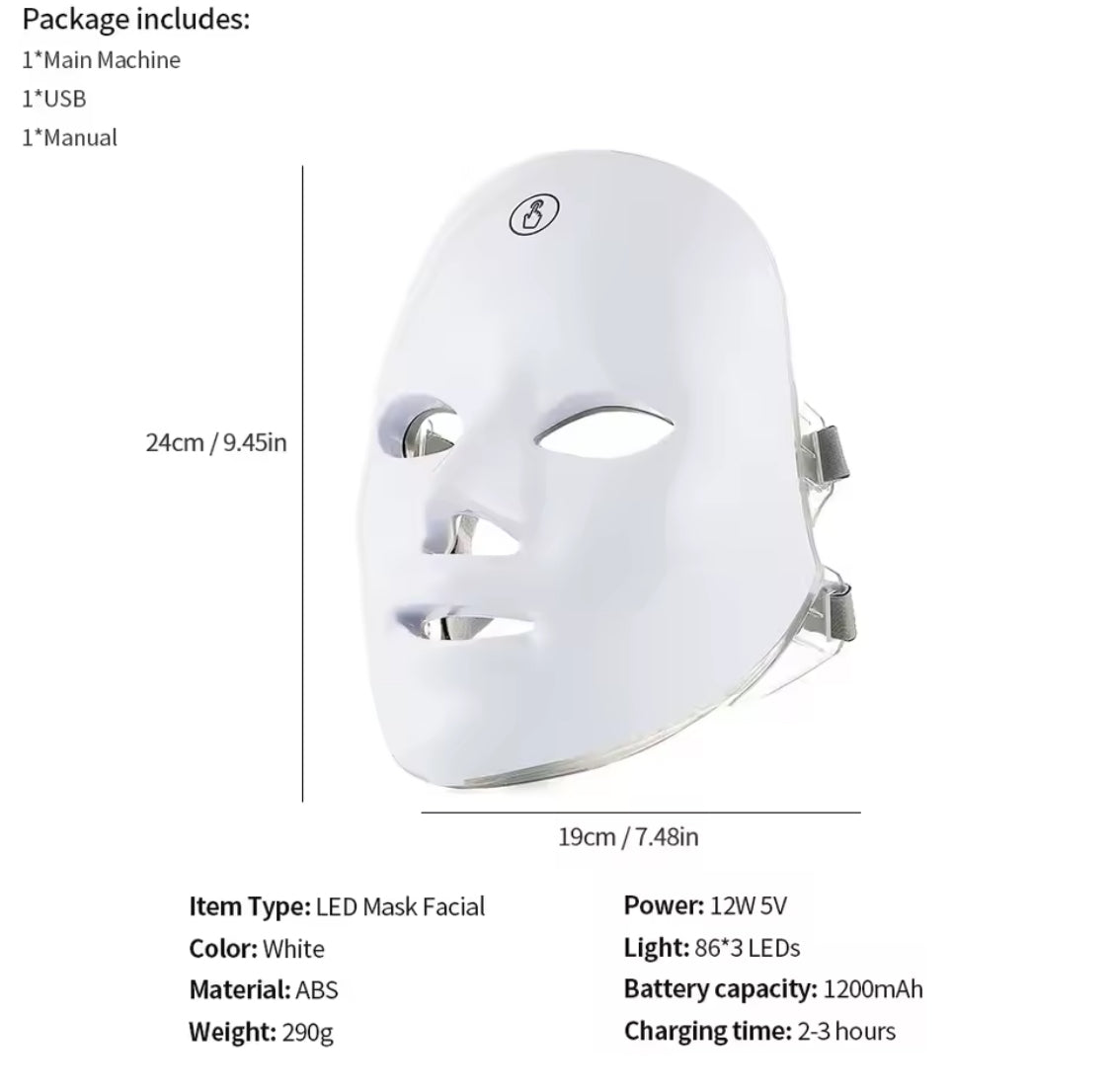 Clenari™ Clinic 7-Colour LED GlowMask
