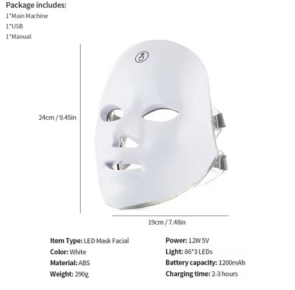 Clenari™ Clinic 7-Colour LED GlowMask